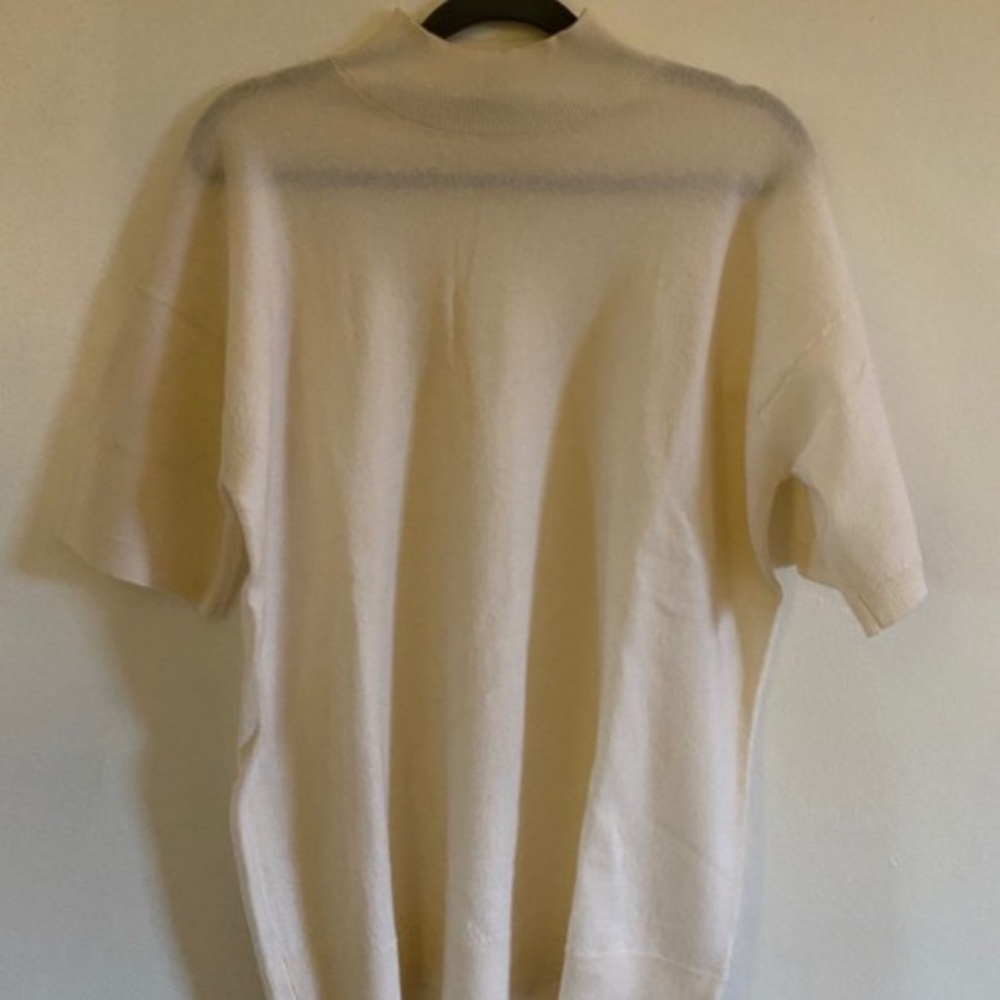 Theory Basic Sweater Tee Wool - image 2